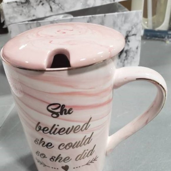 Mugpie She Believed She Could So She Did Coffee Mug 12.5 Oz + Gift Box - Picture 5 of 6